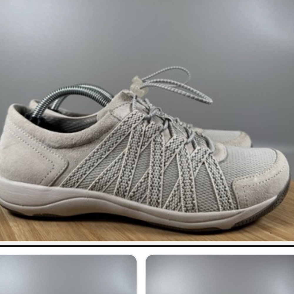 Dansko Shoes Womens 39 Honor Casual Sneakers Beige Leather Low Up 4509612061